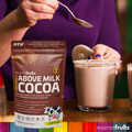 Essenzefruits Plant Based Cocoa Milk- Vegan Cocoa Powder Mix & Drink, 8 oz (226 g) | Non-GMO Veggie Powder - 100% Nutritional Match to Cow's Milk - Raw, Natural, and Delicious Fudge Chocolate