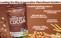 Essenzefruits Plant Based Cocoa Milk- Vegan Cocoa Powder Mix & Drink, 8 oz (226 g) | Non-GMO Veggie Powder - 100% Nutritional Match to Cow's Milk - Raw, Natural, and Delicious Fudge Chocolate