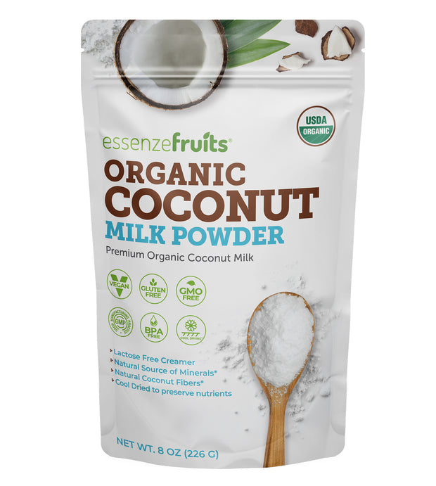 USDA Pure Organic Coconut Milk Powder - 8 oz (226g), No Sugar Added, Dairy-Free, Vegan, Pure, Keto & Paleo Friendly