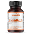 turmeric curcumin capsules with black pepper front bottle