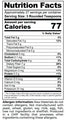 pure organic coconut milk powder nutrition facts fiber fat calories serving size essenzefruits