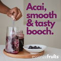 Instant Acai Kombucha On The Go Superfood - Drink Mix with Probiotics and Prebiotics, Vitamin C, Delicious Acai Berry Taste and No Added Sugar Make up to 30 Cups of Refreshing Kombucha, 8 Oz (226g). - EssenzeFruits